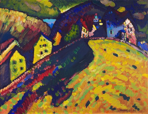 Houses at Murnau Fine Art Print
