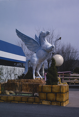 Pegasus Statue Fine Art Print