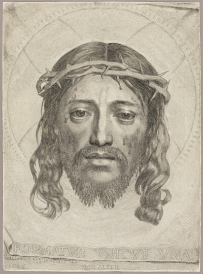 The Sudarium of Saint Veronica Fine Art Print