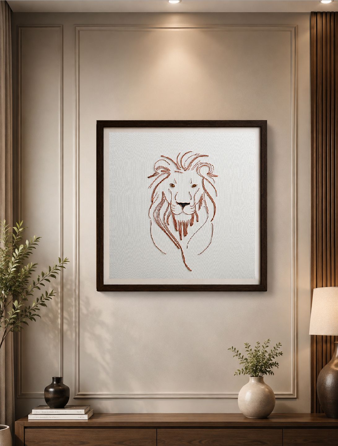 The King — Heritage Copper Bas-Relief